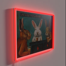 Load image into Gallery viewer, Neon bar hopping decorations, colorful LED lighting signs for nightlife.