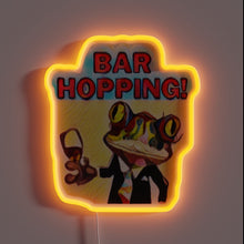 Load image into Gallery viewer, Electric glow of neon bars, perfect nightlife destination indicator sign