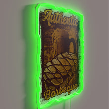 Load image into Gallery viewer, Vibrant BBQ and Beer Themed Neon Sign for Outdoor Decor