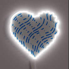 Load image into Gallery viewer, Vibrant Bavarian flag colors shine brightly in this neon sign.