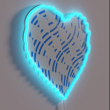 Load image into Gallery viewer, Bavarian state pride shines bright with vibrant RGB neon emblem
