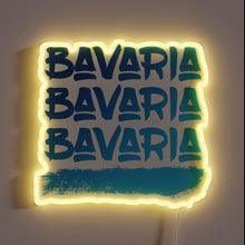 Load image into Gallery viewer, Bavarian-themed neon sign with customizable RGB color changing option