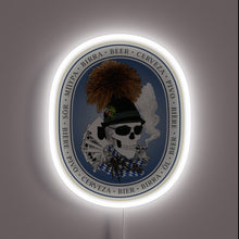 Load image into Gallery viewer, Brighten up your space with this Bayern Skull RGB sign.