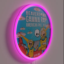 Load image into Gallery viewer, Neon Beer Sign Art with Vibrant RGB Colors and Typography