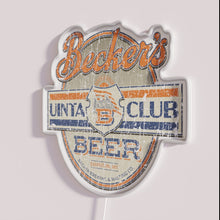 Load image into Gallery viewer, Vintage Neon Sign Retro Style Uinta Club Beer Advertisement Illumination Decoration
