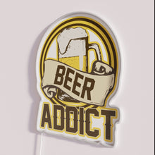 Load image into Gallery viewer, Neon beer enthusiast decoration for home bar and pub spaces