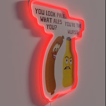 Load image into Gallery viewer, Beer Lovers Rejoice with This Hilarious Punny Neon Sign Display.