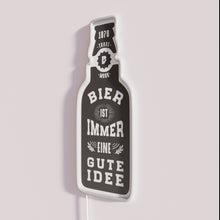Load image into Gallery viewer, Beer Bar Decorative Sign with RGB Color Changing Neon Accent