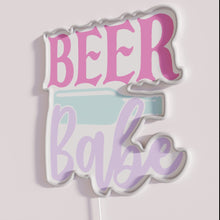 Load image into Gallery viewer, Vibrant Neon Beer Sign with Color-Changing RGB LED Illumination Design