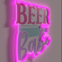 Load image into Gallery viewer, Vibrant Neon Sign Featuring Fun and Colorful Beer Themed Artwork