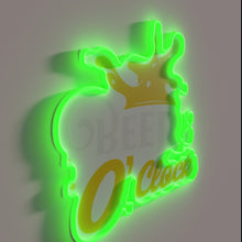 Load image into Gallery viewer, Bringing vibrant nightlife to your home with colorful beer clock.