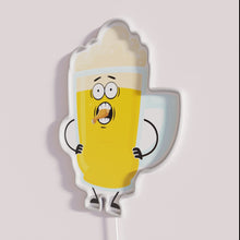 Load image into Gallery viewer, Neon LED Beer Belly Sign for Home Bar Decorations Humorously