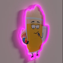 Load image into Gallery viewer, Laugh at life's indulgences with humorous RGB neon decor humor.