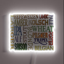 Load image into Gallery viewer, European Beer Display - Vibrant RGB Neon Bar Sign
