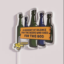 Load image into Gallery viewer, RGB Neon Bar Sign with Beer Bottle Artwork Illumination Design