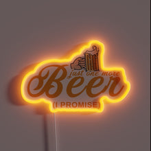 Load image into Gallery viewer, RGB Neon Sign: Beer Brewer's Delight for Alcoholic Beverage Enthusiasts.