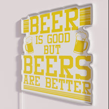 Load image into Gallery viewer, Neon RGB Sign - Beer Lover's Ultimate Gift Idea Statement