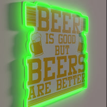 Load image into Gallery viewer, Custom Neon Sign for Beer Enthusiasts and Drinking Lovers Home.