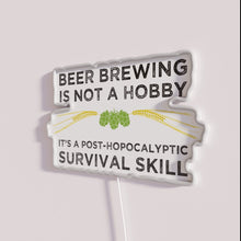 Load image into Gallery viewer, Neon Beer Sign: Post-Apocalyptic Survival Craft Beer Enthusiast Decoration