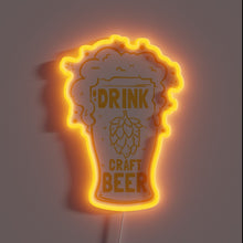 Load image into Gallery viewer, Hoppy Nights at Home with Vibrant RGB Neon Sign Illumination