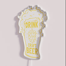 Load image into Gallery viewer, RGB neon beer brewing equipment sign for modern brewery decor