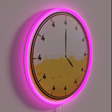 Load image into Gallery viewer, Modern bar decor with colorful, glowing beer time display