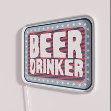 Load image into Gallery viewer, RGB Neon Bar Decor Beer Drinker Wall Art Sign