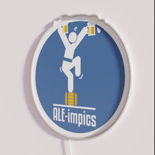 Load image into Gallery viewer, RGB Neon Sign for Beer Festivals and Ale Impersonating Olympics Theme