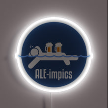 Load image into Gallery viewer, Vibrant Neon Sign: Beer Festivals' Colorful Ale Olympics Spectacular Display
