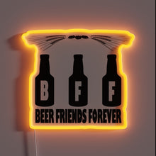 Load image into Gallery viewer, Vibrant neon sign illuminating friendships that last a lifetime always.