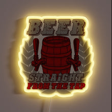 Load image into Gallery viewer, RGB Neon Sign: Tap Beer Fridge Bar Decor Accent Lighting