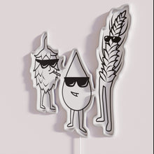 Load image into Gallery viewer, Neon bar decor with customizable color changing beer equipment theme