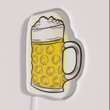 Load image into Gallery viewer, Vibrant RGB Neon Bar Decor - Beer Glass Oktoberfest Sign