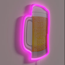 Load image into Gallery viewer, Neon bar decor with RGB color changing beer holder sign