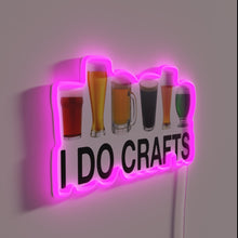 Load image into Gallery viewer, Unique beer-themed neon bar decor with customizable personal message.