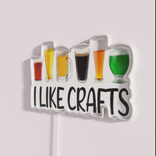 Load image into Gallery viewer, Neon Beer Sign with Humorous Home Brew RGB Lighting Display