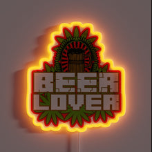Load image into Gallery viewer, Vibrant LED neon beer sign for your favorite brewery enthusiast.