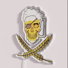 Load image into Gallery viewer, Vibrant RGB Neon Sign for Beer Lovers and Pirate Enthusiasts Bars