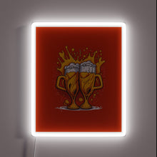 Load image into Gallery viewer, Brew up festive vibes with this vibrant neon beer sign