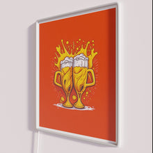 Load image into Gallery viewer, Vibrant Neon LED Oktoberfest Beer Sign for German Pub Decorations