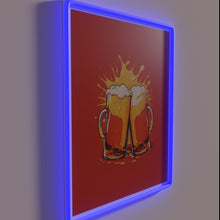 Load image into Gallery viewer, Vibrant RGB Neon Wall Sign Celebrating Germany's Oktoberfest Beer Tradition