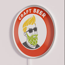 Load image into Gallery viewer, Vibrant Neon Sign for Craft Beer Enthusiasts and Hipsters Lovers