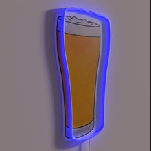 Load image into Gallery viewer, Neon Beer Sign with Color-Changing RGB LED Display Lighting