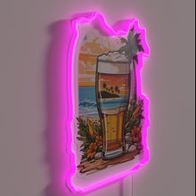 Load image into Gallery viewer, Brewery themed RGB neon light sign for modern home decor