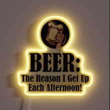 Load image into Gallery viewer, Morning Motivation: Brighten Your Space with Beer Lover's RGB Sign