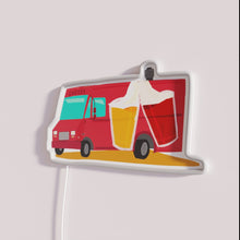 Load image into Gallery viewer, RGB Neon Beer Truck Sign with Vibrant Color LED Display