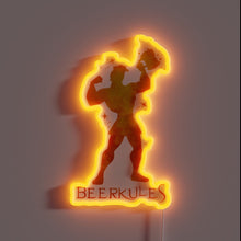 Load image into Gallery viewer, Glowing neon bar decoration featuring vibrant RGB beer-inspired lighting effects