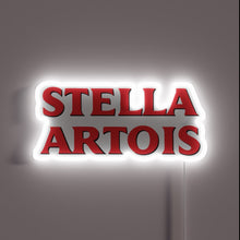 Load image into Gallery viewer, Belgium's finest beer logo in vibrant RGB neon light artwork