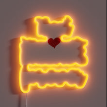 Load image into Gallery viewer, Vibrant neon sign celebrating unbreakable bonds of friendship and love.