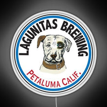 Load image into Gallery viewer, best selling lagunitas brewing RGB neon sign white